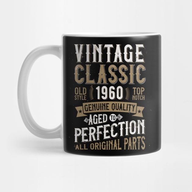 60th Birthday 1960 Vintage Classic by Lunomerchedes